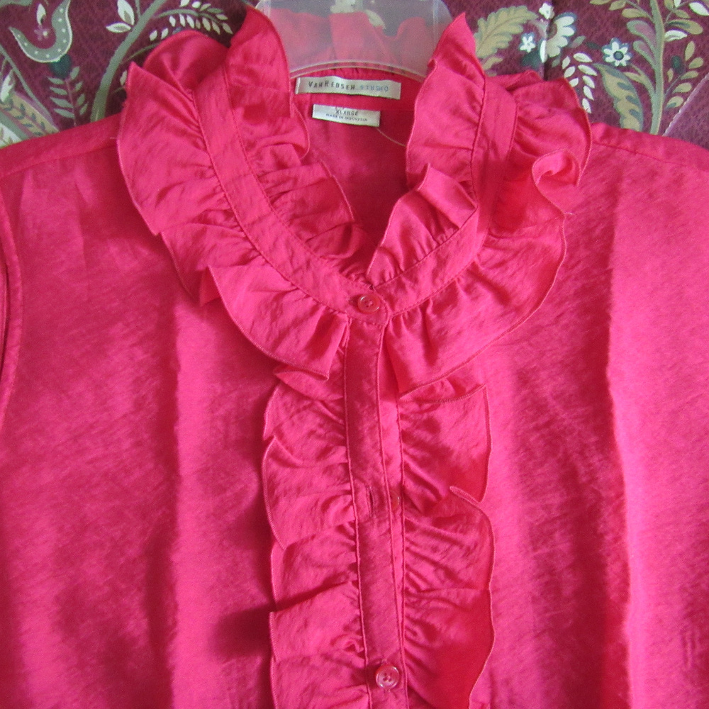 Van Heusen NWT PINK TOP SIZE XL